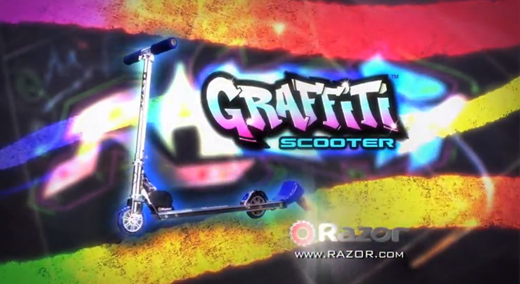 graffiti scooter