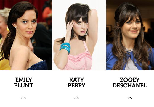 Can’t be, what do you think? celebrities. emily blunt. katy perry. 