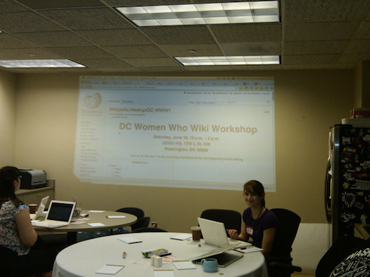 DC Women Who Wiki Workshop at JESS3